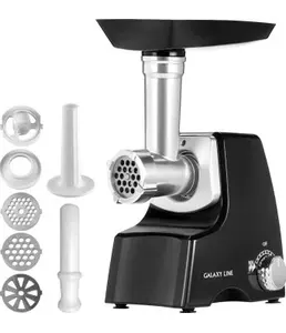 Мясорубка электрическая Galaxy LINE GL 2415, черный с серебристым на скидке