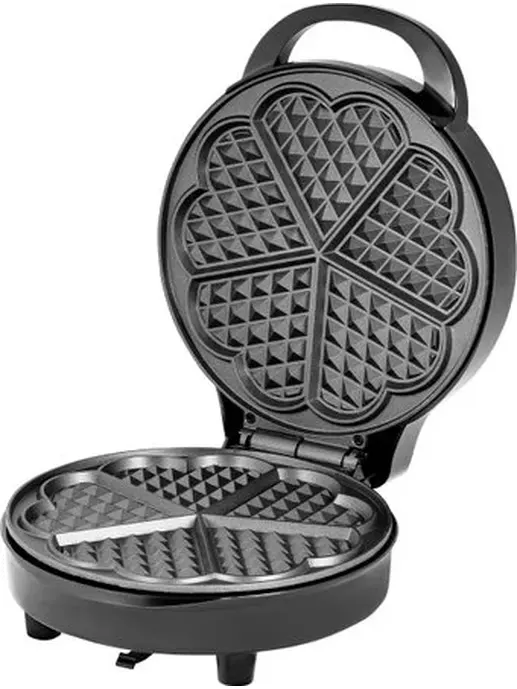 Вафельница электрическая Galaxy LINE GL 2987, черный с серебристым