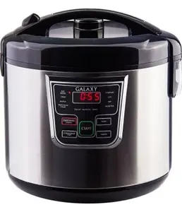 Мультиварка Galaxy GL 2645, черный с серебристым на скидке