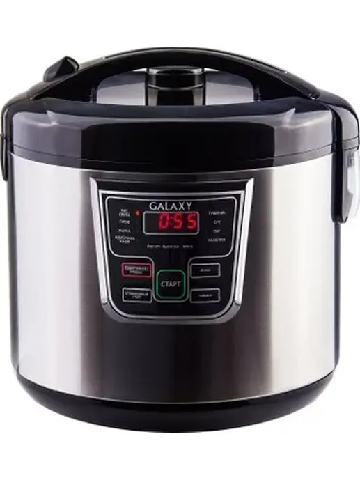 Мультиварка Galaxy GL 2645, черный с серебристым