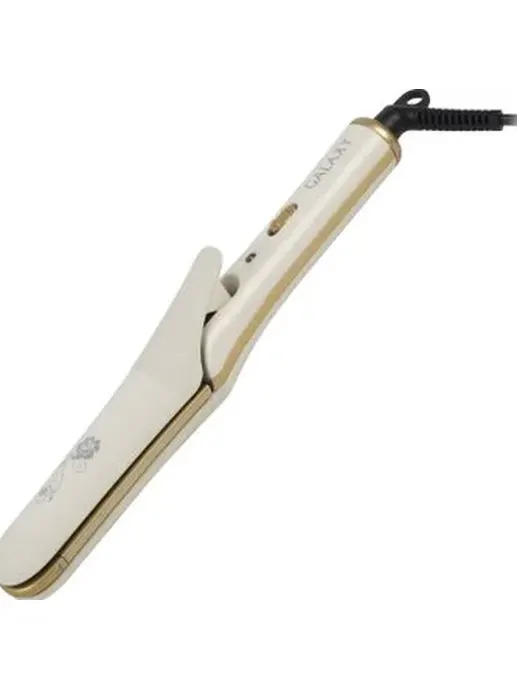 Щипцы для волос с насадкой гофре Galaxy GL 4502, бежевый