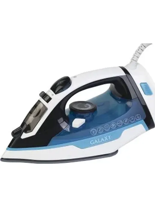 Утюг беспроводной Galaxy GL 6151, белый с голубым