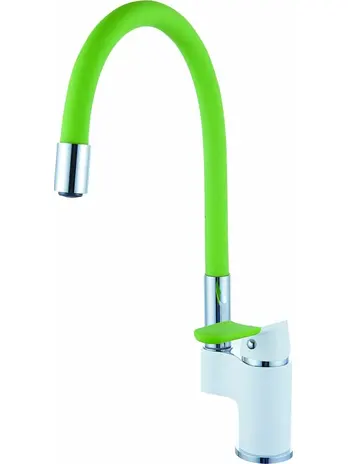 Смеситель для кухни с гибким изливом D87-437114PY