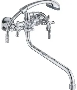 CP333-22 Смеситель CRONWIL для ванны двухвентильный, с круглым изливом на скидке