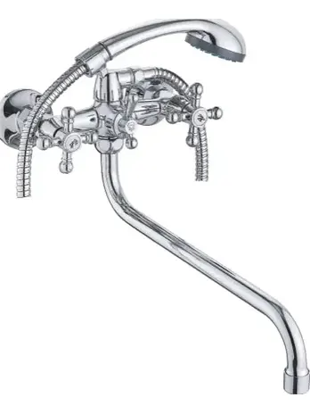 CP333-22 Смеситель CRONWIL для ванны двухвентильный, с круглым изливом