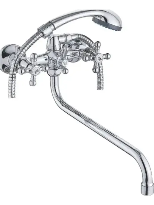 CP333-22 Смеситель CRONWIL для ванны двухвентильный, с круглым изливом