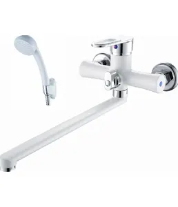 Смеситель Эверест для ванны белый B22-274A на скидке