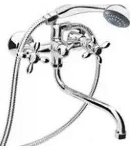 Смеситель DIADONNA ванна шаровый D35 встроенный дивертер D80222111 на скидке