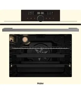 Встраиваемый электрический духовой шкаф Haier HOX-FP5ACG Beige на скидке