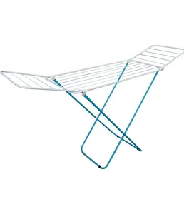 Сушилка для белья напольная, 16м, серия Maria, бело-голубая, PERFECTO на скидке