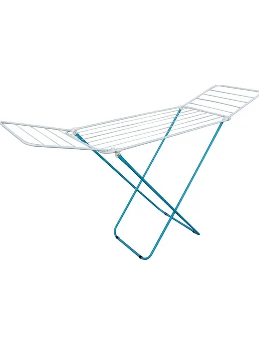 Сушилка для белья напольная, 16м, серия Maria, бело-голубая, PERFECTO