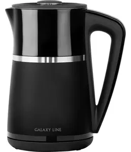 Чайник электрический Galaxy LINE GL 0338, черный на скидке