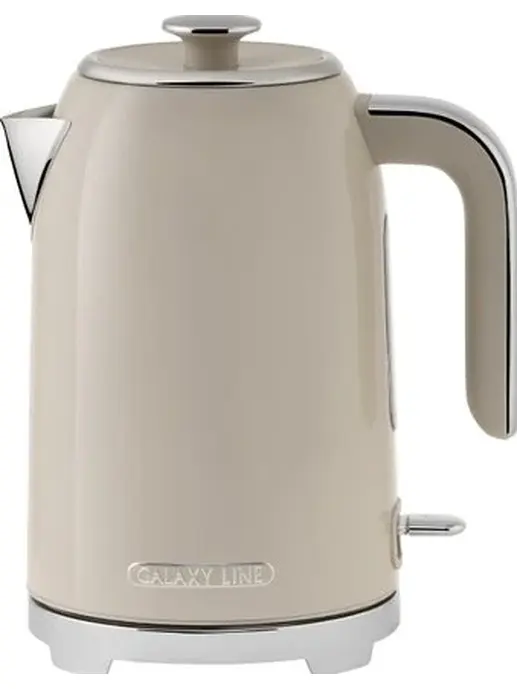 Чайник электрический Galaxy LINE GL 0348, крем-брюле