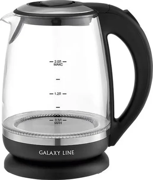 Чайник электрический Galaxy LINE GL 0559, черный
