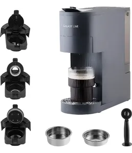 Кофемашина капсульная 4 в 1 Galaxy LINE GL 0720, графитовый на скидке