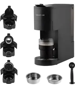 Кофемашина капсульная 4 в 1 Galaxy LINE GL 0720, черный на скидке