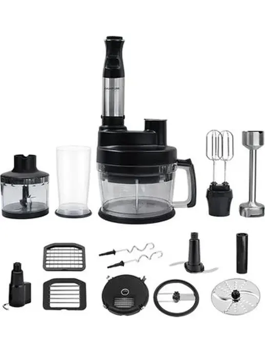 Многофункциональный погружной блендер Galaxy LINE GL 2168, черный