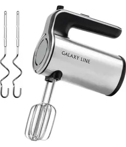 Миксер электрический Galaxy LINE GL 2240, серый на скидке
