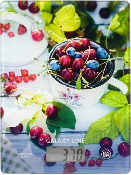 Весы кухонные электронные Galaxy LINE GL 2818, стекло