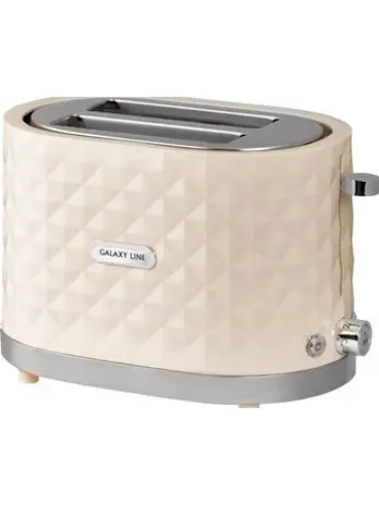 Тостер электрический Galaxy LINE GL 2912, бежевый