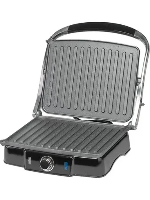 Гриль электрический Galaxy LINE GL 2961, черный с серебристым