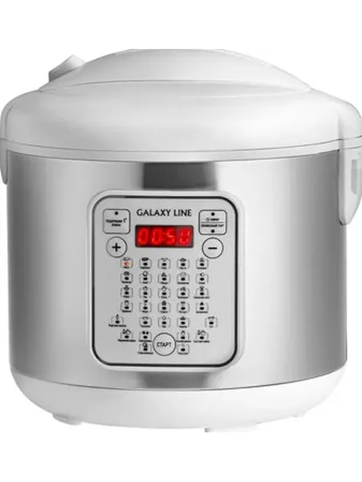 Мультиварка Galaxy LINE GL 2646, белый с серебристым