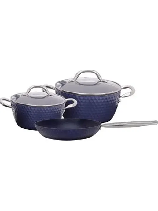 Набор посуды Galaxy LINE GL 9510, серебристый