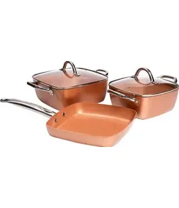 Набор посуды Galaxy LINE GL 9514, бронзовый на скидке