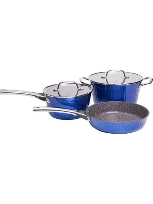 Набор посуды Galaxy LINE GL 9515, синий