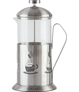 Френч-пресс Galaxy LINE GL 9318, серый на скидке