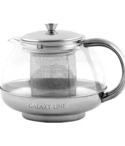 Чайник заварочный Galaxy LINE GL 9356, серый на скидке