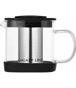 Чайник заварочный Galaxy LINE GL 9360, черный на скидке