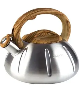 Чайник со свистком Galaxy LINE GL 9206, серый на скидке