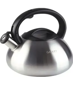Чайник со свистком Galaxy LINE GL 9212, серый на скидке