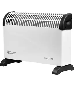 Обогреватель конвекционный Galaxy LINE GL 8229, белый с черным на скидке