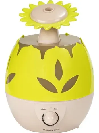 Увлажнитель воздуха ультразвуковой Galaxy LINE GL 8008, желтый с бежев