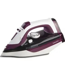 Утюг Galaxy LINE GL 6108, бордовый с белым на скидке