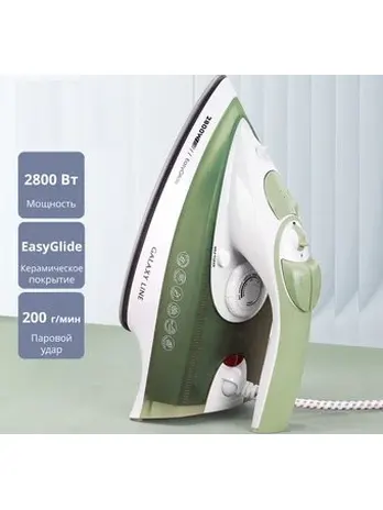 Утюг Galaxy LINE GL 6134, зеленый с белым