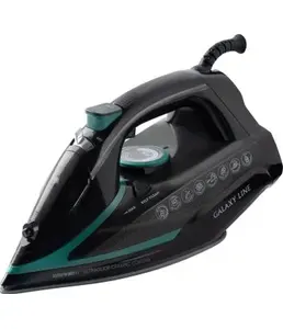 Утюг Galaxy LINE GL 6136, черный с зеленым на скидке