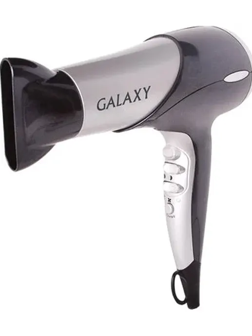 Фен для волос Galaxy LINE GL 4306, серебристый с черным