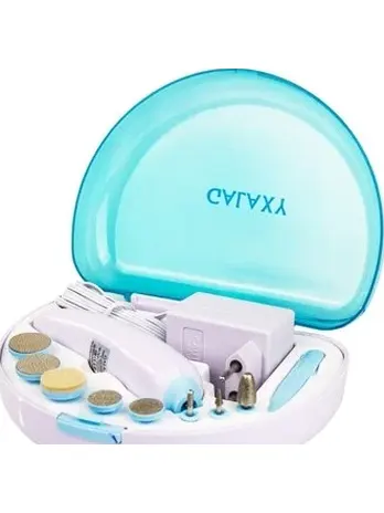 Набор для маникюра и педикюра Galaxy GL 4911, розовый с голубым