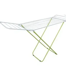 Сушилка для белья напольная, PERFECTO LINEA, Maria, бело-голубая, на скидке