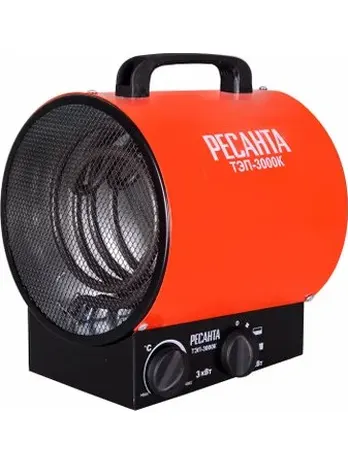 Тепловая электрическая пушка ТЭП-3000К (круглая) Ресанта