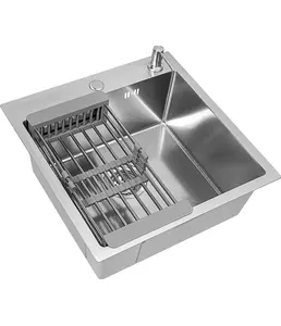 Комплект BASIC мойка 500*500, коландер, дозатор SATIN DECOR на скидке