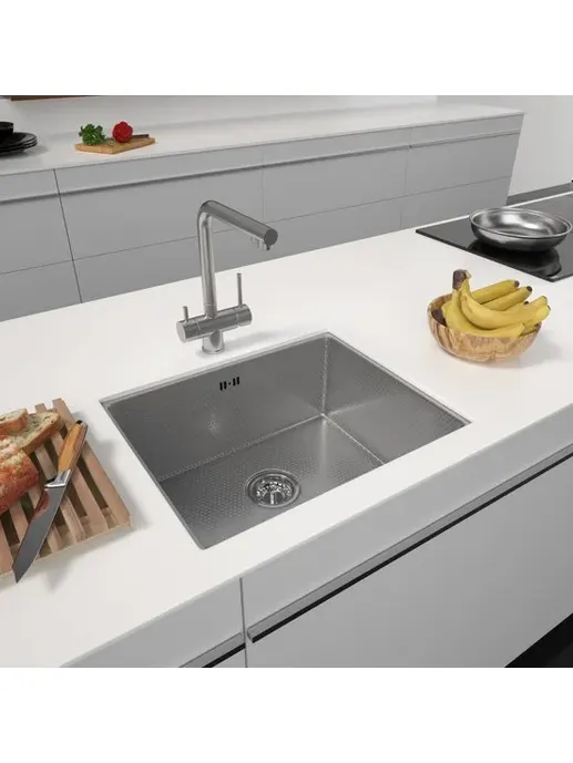 Комплект ASTRA мойка 550*450, коландер SATIN DECOR