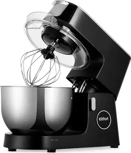 Планетарный миксер KITFORT КТ-3436-1 черный на скидке