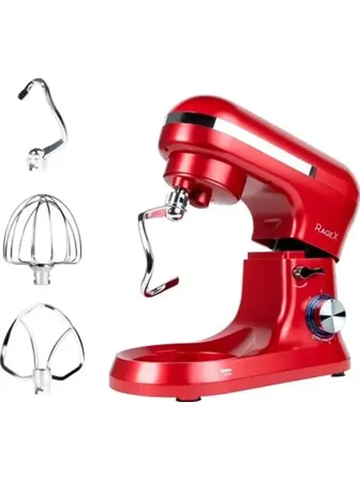 Планетарный миксер RageX R002-600, чаша 4.5 литра с двумя ручками, 100