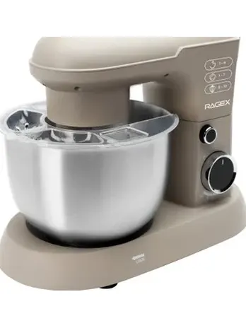 Планетарный миксер 3 в 1 RAGEX R006, 4л, 1500Вт, цвет: 110 (бежевый)