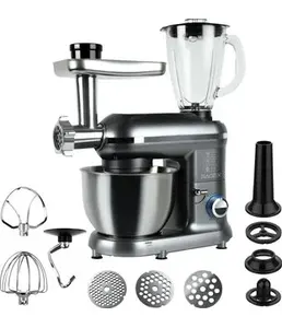 Кухонный комбайн 9 в 1 RAGEX R101, 4.5л, 1500Вт, цвет: 200 (серый) на скидке