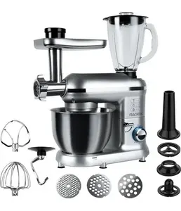 Кухонный комбайн 9 в 1 RAGEX R101, 4.5л, 1500Вт, цвет: 900 (серебристы на скидке